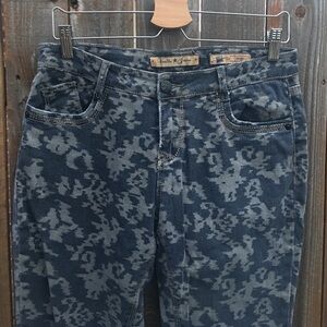 VANILLA STAR ikat patterned jeans